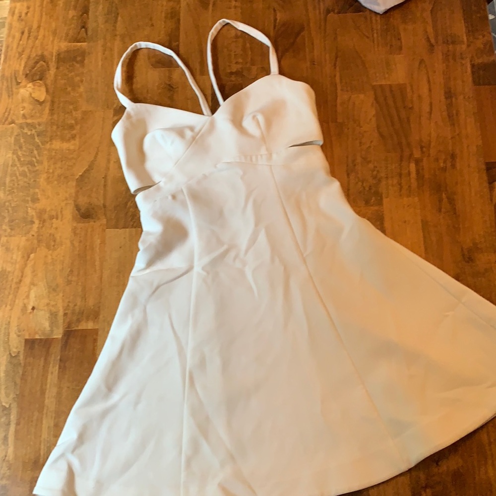 Likely sz O cream dress